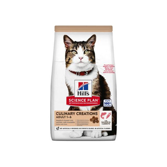 PIENSO PARA GATOS HILL'S HSP FELINE ADULT CULINARY SALMON