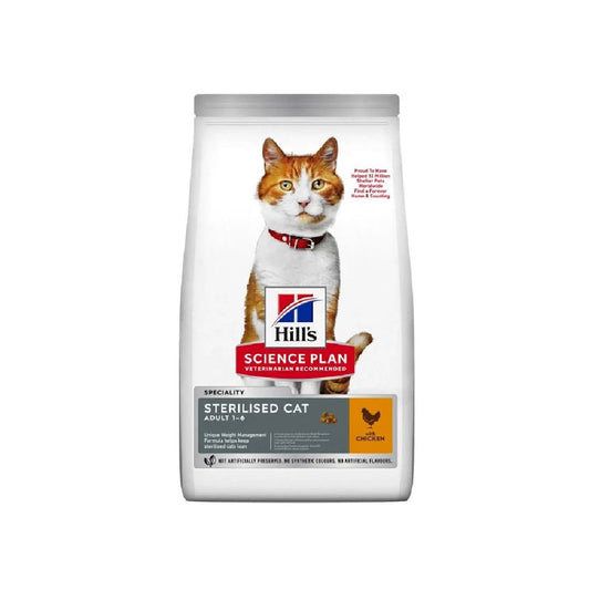 PIENSO PARA GATOS HILL'S HSP FELINE ADULT STERILISED POLLO