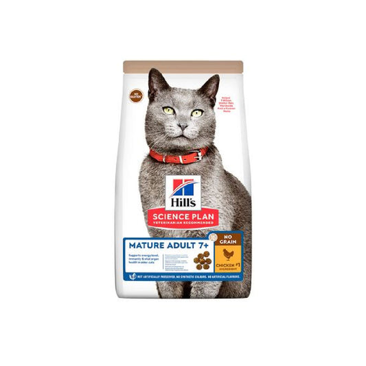 PIENSO PARA GATOS HILL'S HSP FELINE MATURE NO GRAIN 1,5KG