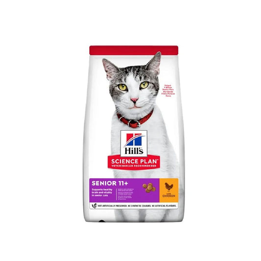 PIENSO PARA GATOS HILL'S HSP FELINE SENIOR 11+ POLLO 1,5KG