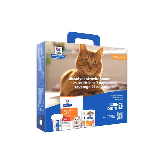 HILL'S PD FELINE C/D STRESS KIT 400G+ 2X85G