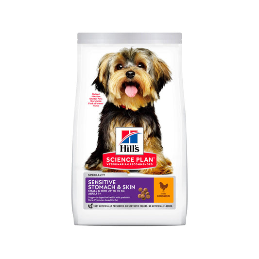 HILL'S HSP CANIN ADULT SENSITI STOMACH SKIN SMALL MINI 1.5KG