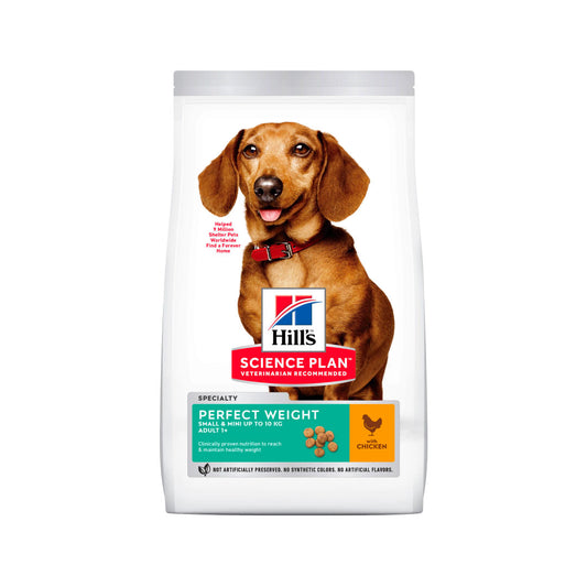 HILL'S HSP CANIN ADULT PERFECT WEIGHT SMALL MINI CHICKEN