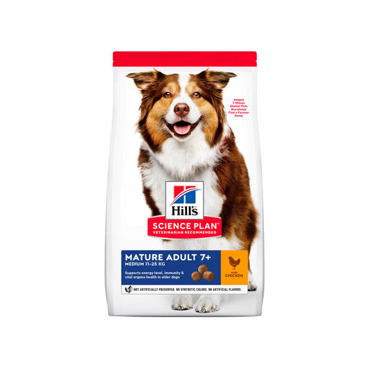 PIENSO HILL'S HSP CANINE MATURE 7+ MEDIUM POLLO