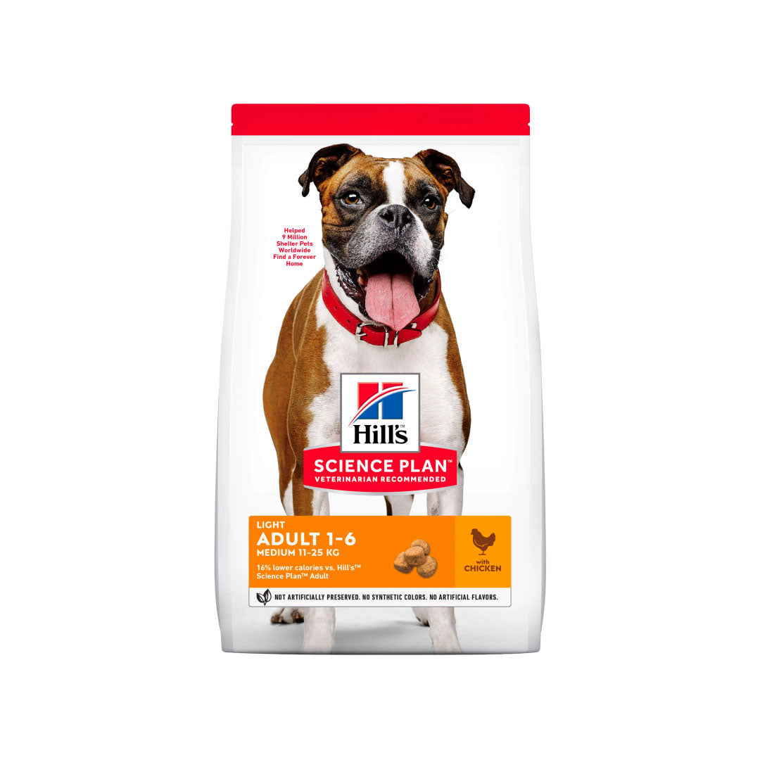 HILL'S HSP CANINE ADULT LIGHT MEDIUM CHICKEN 14KG