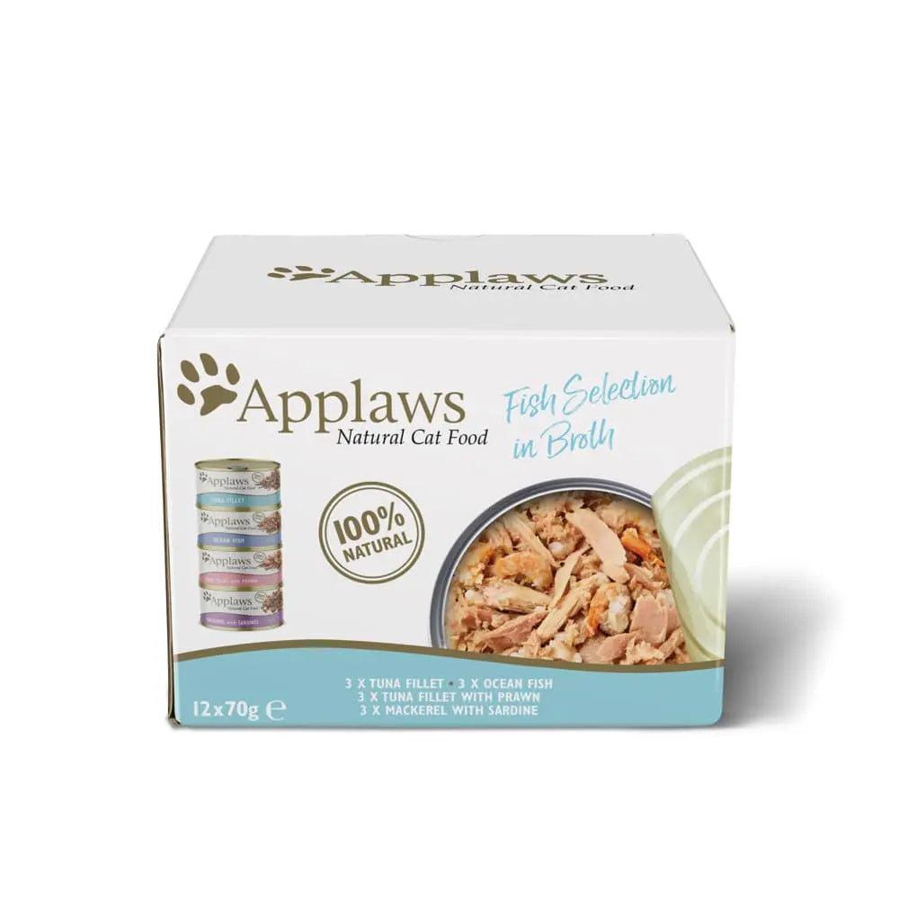 APPLAWS CAT CAN FISH SELECTION MULTIPACK 12X70GR