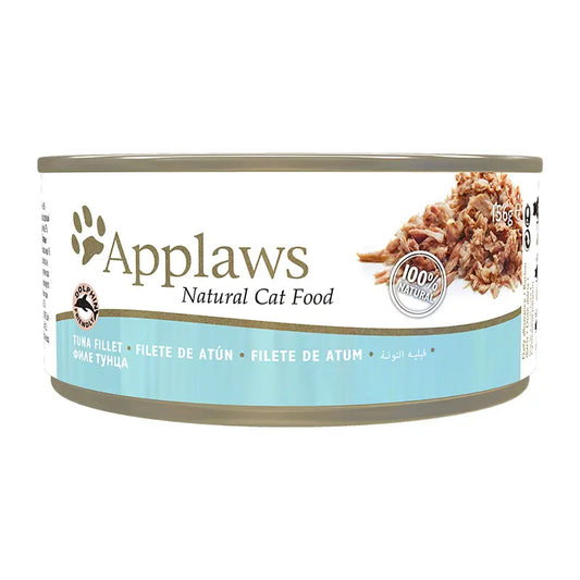 APPLAWS CAT CAN TUNA FILLET 24X156GR