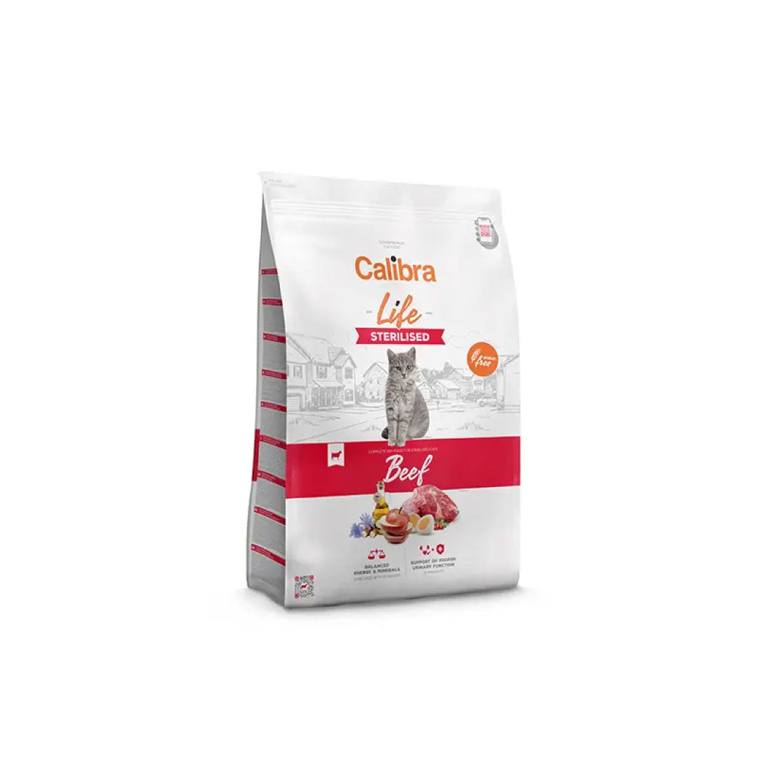 PIENSO PARA GATOS CALIBRA CAT LIFE STERILISED TERNERA