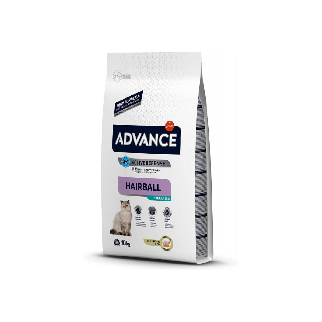 PIENSO PARA GATOS ADVANCE HAIRBALL STERILIZED CAT