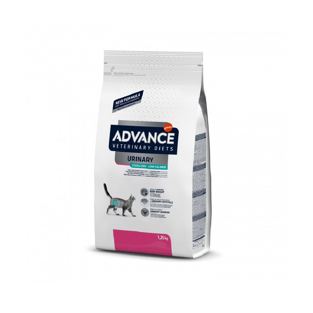 PIENSO PARA GATOS ADVANCE VETERINARY DIETS URINARY STERILIZED LOW CALORIE CAT