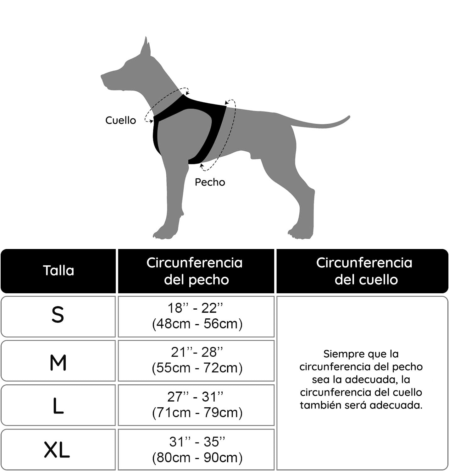 Arnés para perros sin tirar